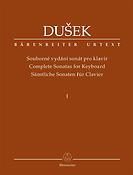 Dusek: Complete Sonatas For Keyboard Vol. 1