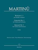 Martinu: Concerto for Violin and Orchestra no. 1 H 226