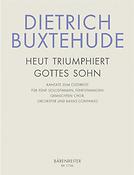Buxtehude: Heut Triumphieret Gottes Sohn BuxW 43 (Partituur)