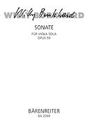 Sonate fuer Solobratsche (1939)