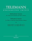 Telemann: 12 Methodical Sonatas for Violin or Flute and Basso-Continuo Volume 3