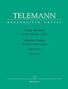 Telemann: Sonate Fur Flöte und Basso continuo no. 1 h-Moll TWV 41:h4