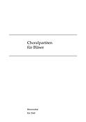 Choralpartiten fuer Bläser