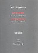 Bohuslav Martinu: Konzert fuer 2 Violinen und Orchester (1950)