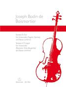 Boismortier: Sonate for Violoncello oder Fagott und Basso continuo Op. 50/3