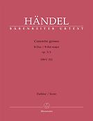 Handel: Concerto grosso B-flat major HWV 312 (Partituur)