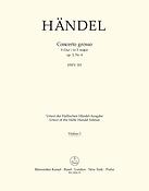 Handel: Concerto grosso F major HWV 315 (Viool 1)