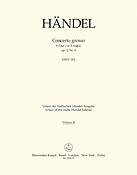 Handel: Concerto grosso F major HWV 315 (Viool 2)