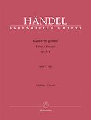 Handel: Concerto grosso F major HWV 315 (Partituur)
