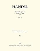 Handel: Concerto grosso G-Dur op. 6/1 HWV 319 (Hobo 1)