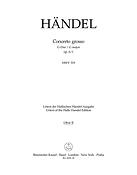 Handel: Concerto grosso G-Dur op. 6/1 HWV 319 (Hobo 2)