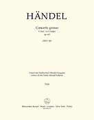 Handel: Concerto grosso F-Dur op. 6/2 HWV 320 (Altviool)