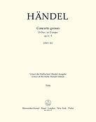 Handel: Concerto grosso D-Dur op. 6/5 HWV 323 (Altviool)