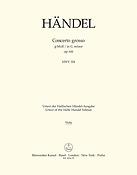 Handel: Concerto grosso g-Moll op. 6/6 HWV 324 (Partituur)