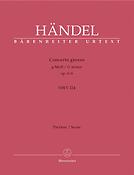 Handel: Concerto grosso g-Moll op. 6/6 HWV 324 (Partituur)