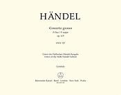 Handel: Concerto grosso F major op. 6/9 HWV 327 (Klavecimbel)Partituur)