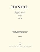 Handel: Concerto grosso HWV 329 (Klavecimbel)