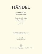 Handel: Concerto for Organ and Orchestra no. 13 F major HWV 295 (Hobo 3)