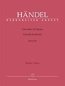 Handel: Te Deum zur Feier des Friedens von Utrecht HWV 278 (Partituur)