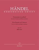 Georg Friedrich Händel: Trio Sonata for two Violins and Basso continuo(Trio Sonata)