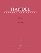 Handel: Gloria HWV deest (Partituur)