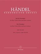 Handel: Sechs Sonaten for Oboe, Violine (Oboe) und Basso continuo, Heft 1