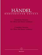 Handel: Complete Sonatas for Oboe and Basso continuo