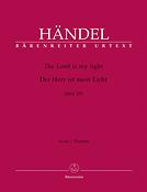 Handel: The Lord is my light HWV 255 (Partituur)