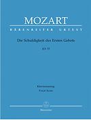 Mozart: Die Schuldigkeit des Ersten Gebots KV 35