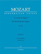 Wolfgang Amadeus Mozart: Le nozze di Figaro - The Marriage of Figaro KV 492 (Vocal Score)