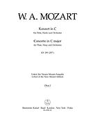 Mozart: Konzert Fur Flöte, Harfe und Orchester C-Dur KV 299 (Hobo/Hoorn)