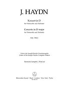 Haydn: Concerto for Violoncello and Orchestra D major Hob. VIIb:2