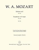 Mozart: Symphony no. 18 F major K. 130