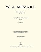 Mozart: Symphony no. 29 A major K. 201(186a)