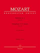 Mozart: Symphony no. 29 A major K. 201(186a)