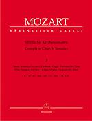 Mozart: Sämtliche Kirchensonaten Heft 1 (Partituur)