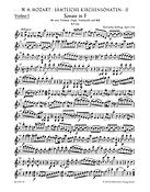 Mozart: Sämtliche Kirchensonaten Heft 2 (Viool 1)