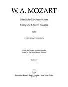 Mozart: Sämtliche Kirchensonaten Heft 3/4