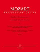 Mozart: Sämtliche Kirchensonaten Heft 5 (Partituur)