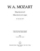 Mozart: Missa brevis G major K. 140 (235d) (Cello)