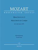 Mozart: Missa brevis G major K. 140 (235d)