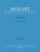 Mozart: Tantum ergo KV 142 (Anh. 186d)