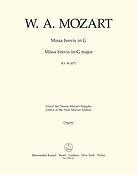 Mozart: Missa brevis G major KV 49 (47d)