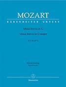 Mozart: Missa brevis G major KV 49 (47d)