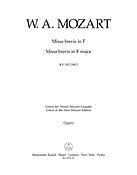 Mozart: Missa brevis in F major KV 192 (Orgel)