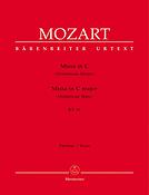 Mozart: Missa in C major K. 66 Dominicus Mass (Partituur)