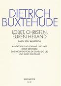 Buxtehude: Lobet, Christen, euren Heiland BUXWV 68 (Partituur)