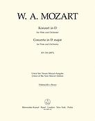 Mozart: Konzert fur Flote und Orchester G-Dur KV 314 (285d) (Cello)