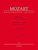 Mozart: Konzert fur Flote und Orchester G-Dur KV 314 (285d) (Partituur)