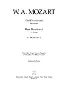 Mozart: Drei Divertimenti fur Streichorchester K 136-138 (125a-c) (Cello)